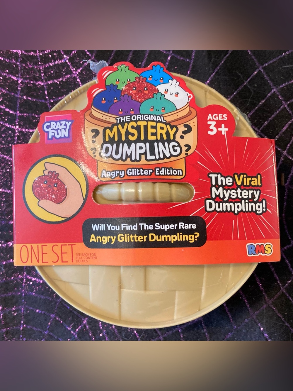 Unopened Angry Glitter Edition (Red Packaging) Mystery Dumpling By RMS